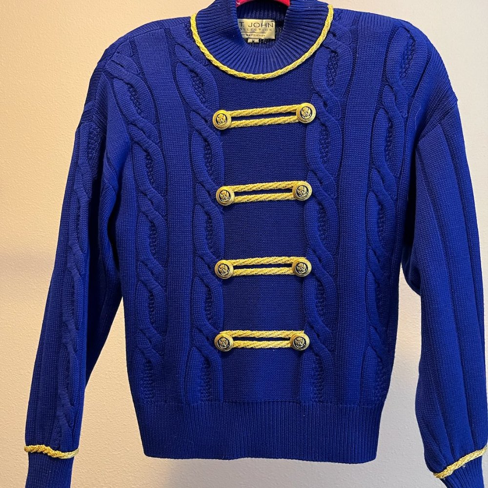 Vintage St. John Collection Marie Gray Sweater